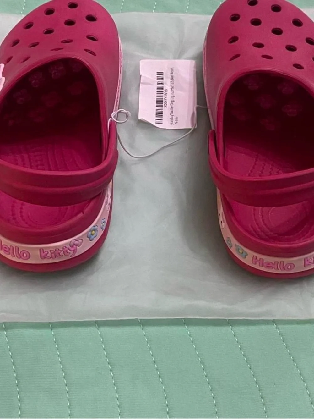 Sanrio Kids Slip-On Sandals in Bright Pink